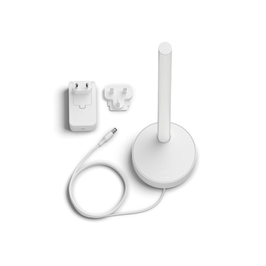 Philips - Candeeiro de mesa LED RGB com regulação Hue SIGNE LED/12W/230V 2000-6500K branco