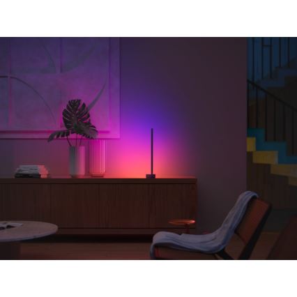 Philips - Candeeiro de mesa LED RGB com regulação Hue SIGNE LED/12W/230V 2000-6500K preto