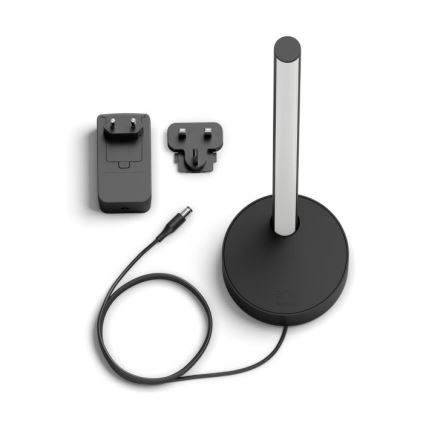 Philips - Candeeiro de mesa LED RGB com regulação Hue SIGNE LED/12W/230V 2000-6500K preto