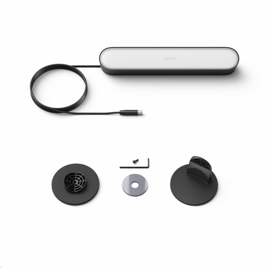 Philips - Candeeiro de mesa LED RGB com regulação Hue PLAY LED/6W/230V