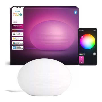 Philips - Candeeiro de mesa LED RGB dimerizável Hue FLOURISH White And Color Ambiance 1xE27/8,1W/230V 1000-20000K