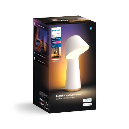 Philips - Candeeiro de mesa LED RGBW com regulação Hue TWILIGHT LED/13,4W/230V 2000-6500K