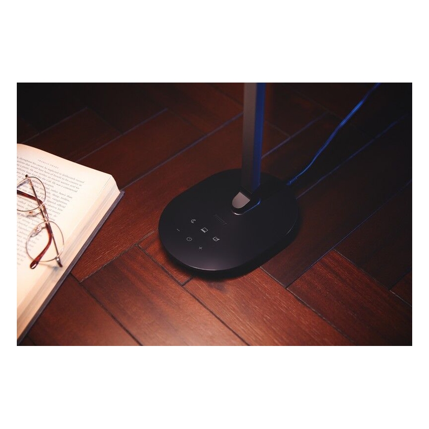 Philips - Candeeiro de mesa táctil LED com regulação SWORD LED/12W/230V 2700/4000/6500K CRI90