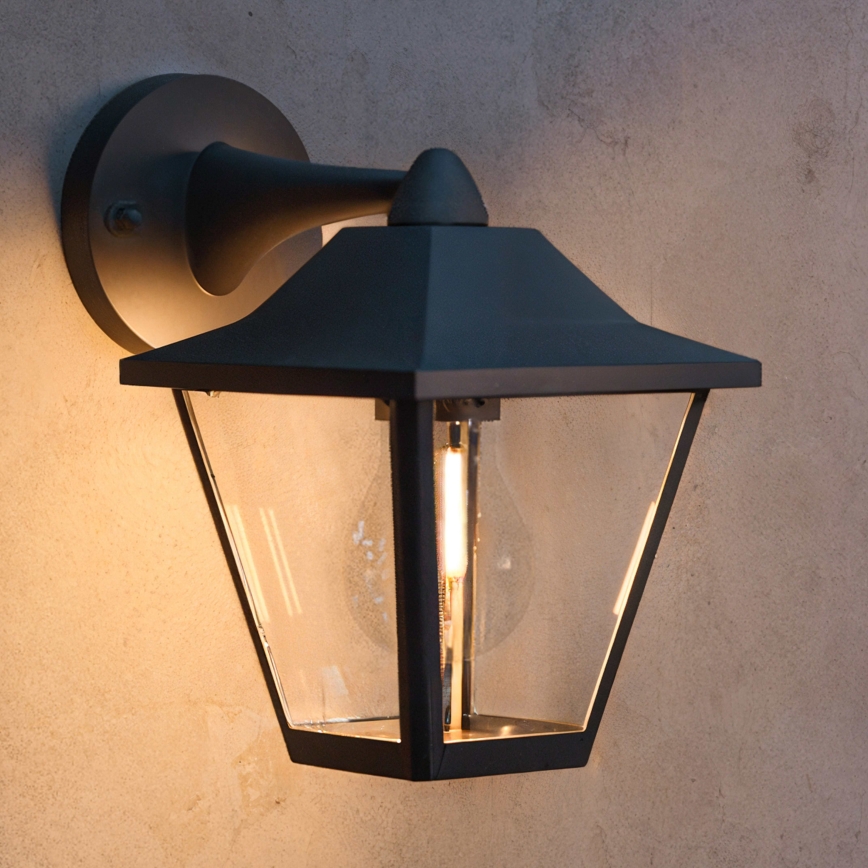Philips - Candeeiro de parede exterior JULI 1xE27/25W/230V IP44