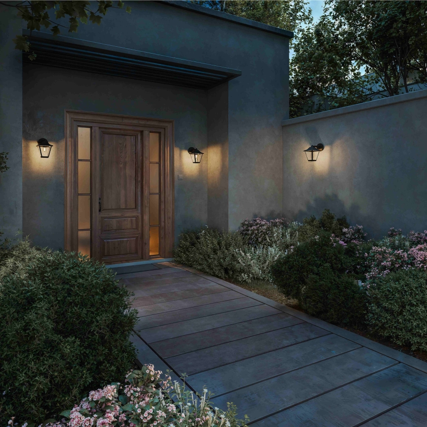 Philips - Candeeiro de parede exterior JULI 1xE27/25W/230V IP44