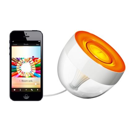 Philips - Candeeiro de secretária LED RGB com regulação Hue IRIS LED/10W/230V 2000-6500K branco