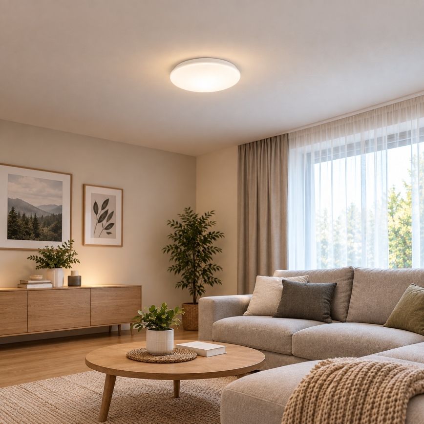 Philips - Candeeiro de tecto LED MOIRE LED/10W/230V 2700K diâmetro 24 cm