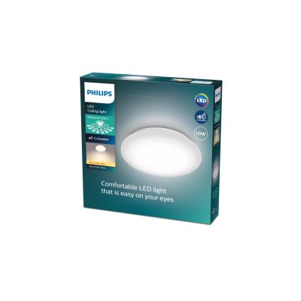 Philips - Candeeiro de tecto LED MOIRE LED/10W/230V 2700K diâmetro 24 cm