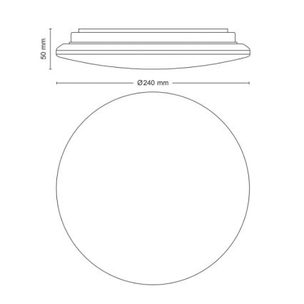 Philips - Candeeiro de tecto LED MOIRE LED/10W/230V 2700K diâmetro 24 cm