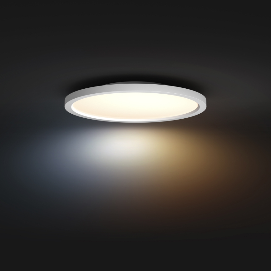 Philips - Luminária de teto LED dimerizável Hue AURELLE LED/21W/230V 2200-6500K Ø 39,5 cm branca