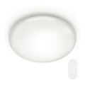 Philips - Candeeiro de tecto LED regulável LED/23W/230V + controlo remoto