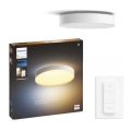 Philips - Candeeiro de teto LED dimável Hue, 48W, 230V, 2200-6500K, Ø 551 mm, branco + controlo remoto