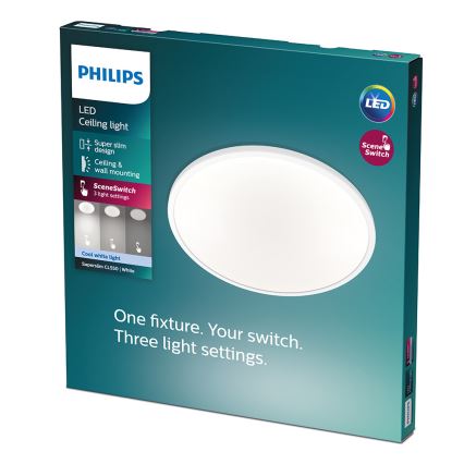 Philips - Luminária de tecto dimerizável LED/18W/230V 4000K