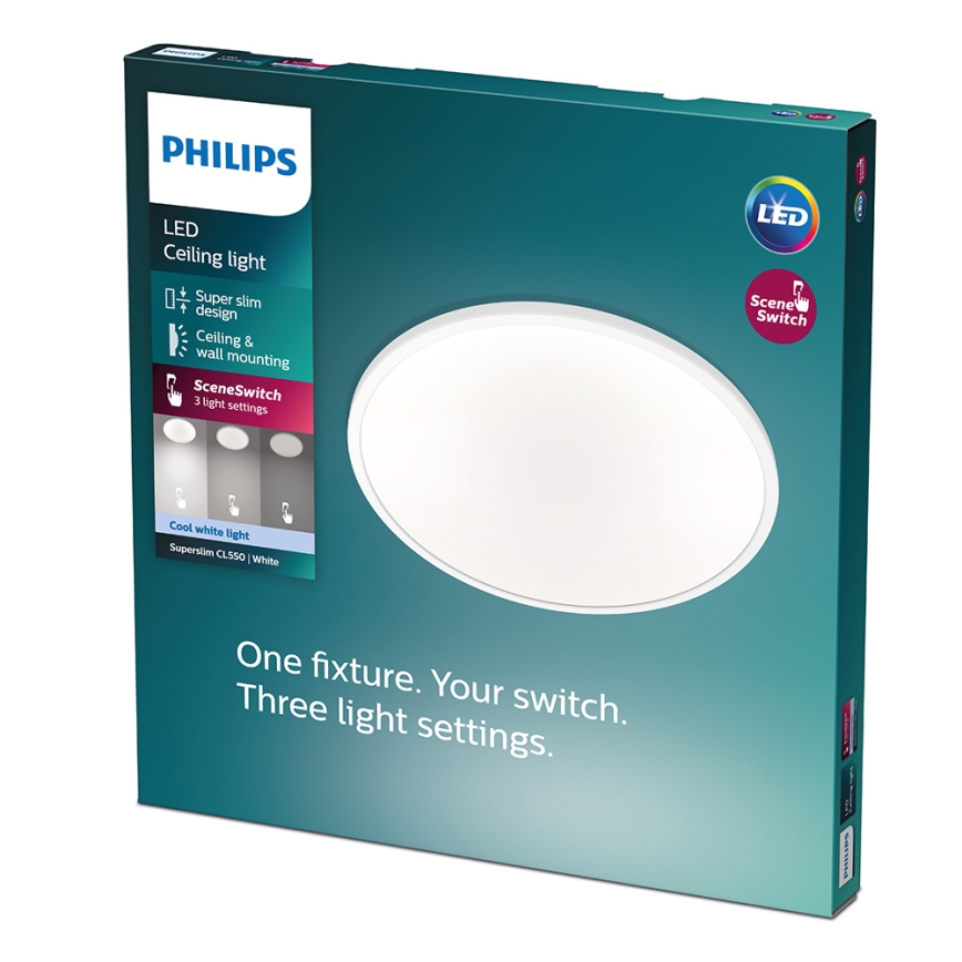 Philips - Luminária de tecto dimerizável LED/18W/230V 4000K
