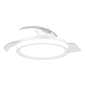 Philips - Candeeiro de teto LED dimerizável com ventilador BLISS LED/35W/230V, branco + controlo remoto