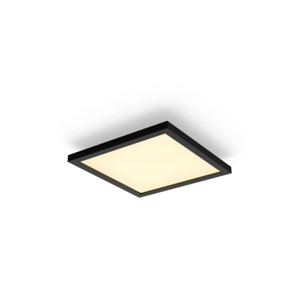 Philips - Luminária de teto LED dimerizável Hue AURELLE LED/19W/230V 2200-6500K 30x30 cm preta