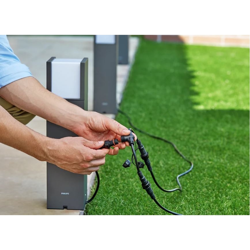 Philips - Candeeiro exterior LED LED/6W/12V 4000K 2700K IP44