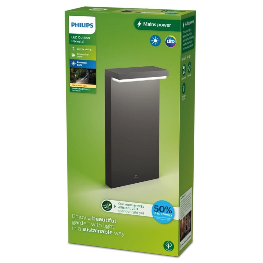 Philips - Candeeiro exterior LED BUSTAN LED/3,8W/230V 2700K 40 cm IP44