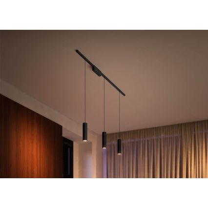 Philips - Candelabro suspenso para sisteam de carril LED RGB com regulação Hue PERIFO LED RGB/5,2W/24V 2000-6500K