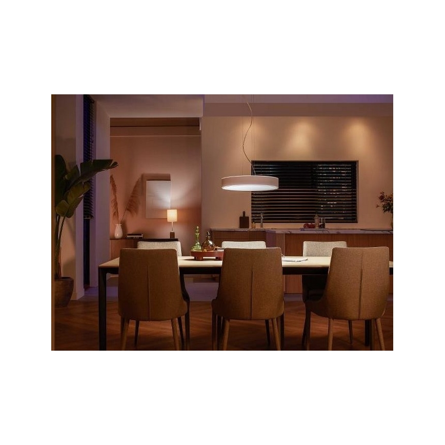 Philips - Candelabro suspenso LED com regulação Hue LED/33,5W/230V 2200-6500K branco + controlo remoto