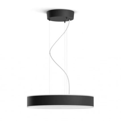 Philips - Candelabro suspenso LED com regulação Hue LED/33,5W/230V 2200-6500K preto + controlo remoto