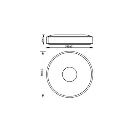 Philips - Luminária de teto LED regulável COINER SCENE SWITCH LED/24W/230V 2700K branco