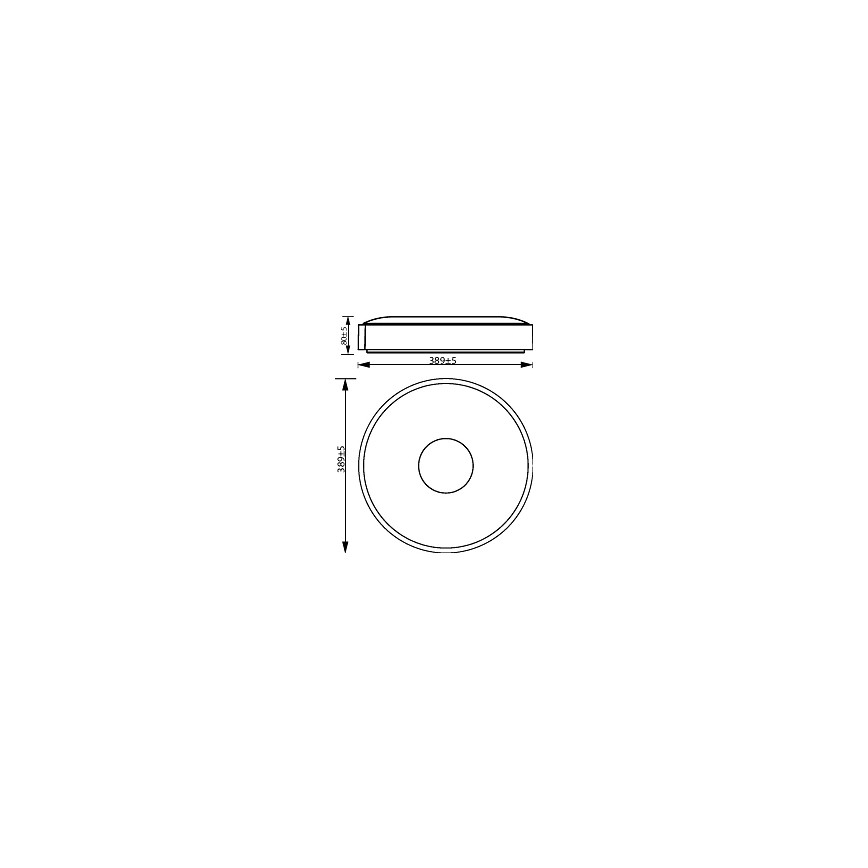Philips - Luminária de teto LED dimmerizável COINER SCENE SWITCH LED/24W/230V 2700K preta