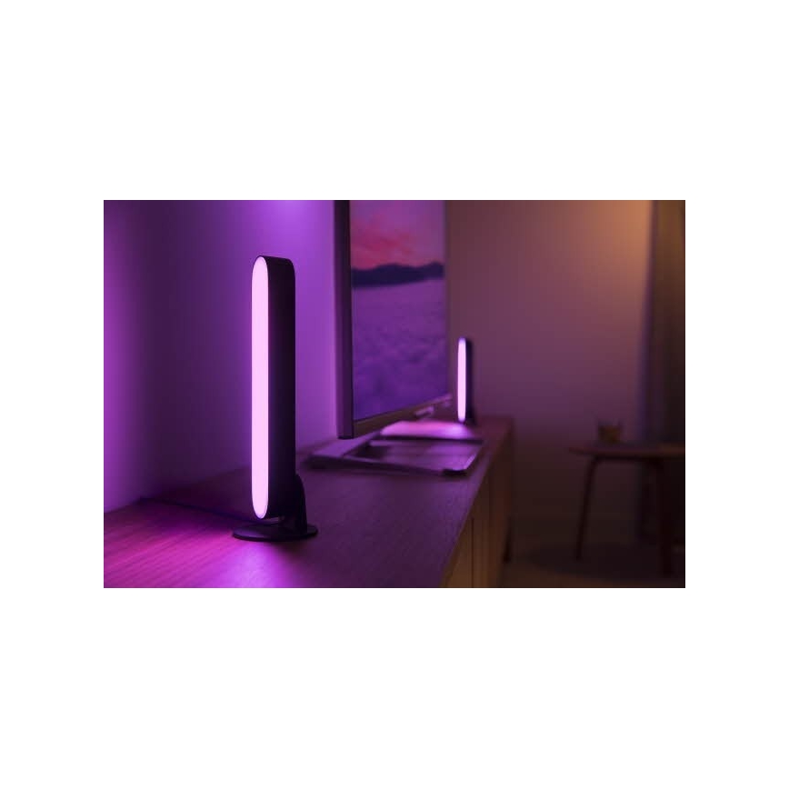 Philips - CONJUNTO 2x Candeeiro de secretária LED RGB com regulação  Hue PLAY White And Color Ambiance LED/6W/230V