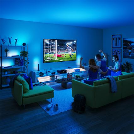 Philips - Pack 2x Luminária LED RGBIC Regulável SMART GRADIENT LED/8W/230V 2700-6500K Wi-Fi
