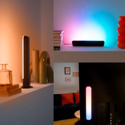 Philips - Pack 2x Luminária LED RGBIC Regulável SMART GRADIENT LED/8W/230V 2700-6500K Wi-Fi