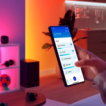 Philips - Pack 2x Luminária LED RGBIC Regulável SMART GRADIENT LED/8W/230V 2700-6500K Wi-Fi