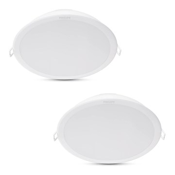 Philips - CONJUNTO 2x Focos de encastrar LED MESON LED/23,5W/230V 4000K