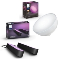 Philips - Conjunto 2x Lâmpadas de Mesa LED RGB Dimerizáveis Hue PLAY LED/6W/230V 2000-6500K + Lâmpada de Mesa Dimerizável GO LED/6W/230V 2000-6500K
