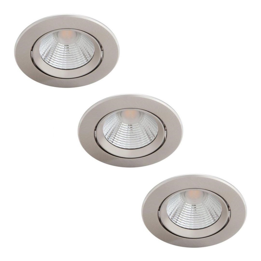 Philips - CONJUNTO 3x Foco de encastrar LED com regulação LED/5,5W/230V 2700K