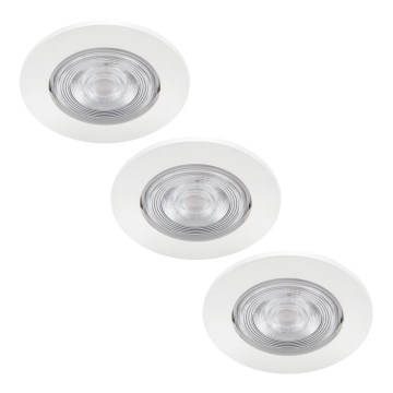 Philips - CONJUNTO 3x Focos de encastrar LED TARAGON LED/4,5W/230V 2700K