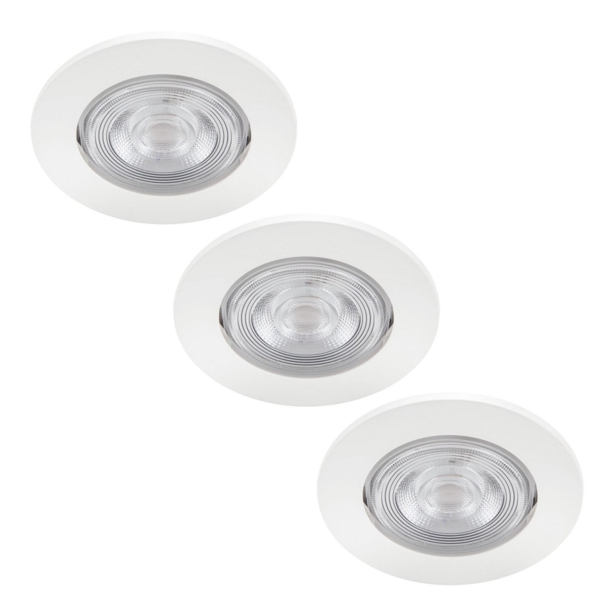 Philips - CONJUNTO 3x Focos de encastrar LED TARAGON LED/4,5W/230V 2700K