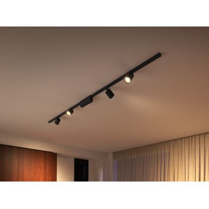 Philips  - CONJUNTO 4xLED RGB Foco com regulação para sistema de carril Hue PERIFO LED/20,8W/230V 2000-6500K
