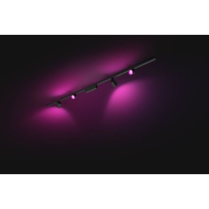 Philips  - CONJUNTO 4xLED RGB Foco com regulação para sistema de carril Hue PERIFO LED/20,8W/230V 2000-6500K