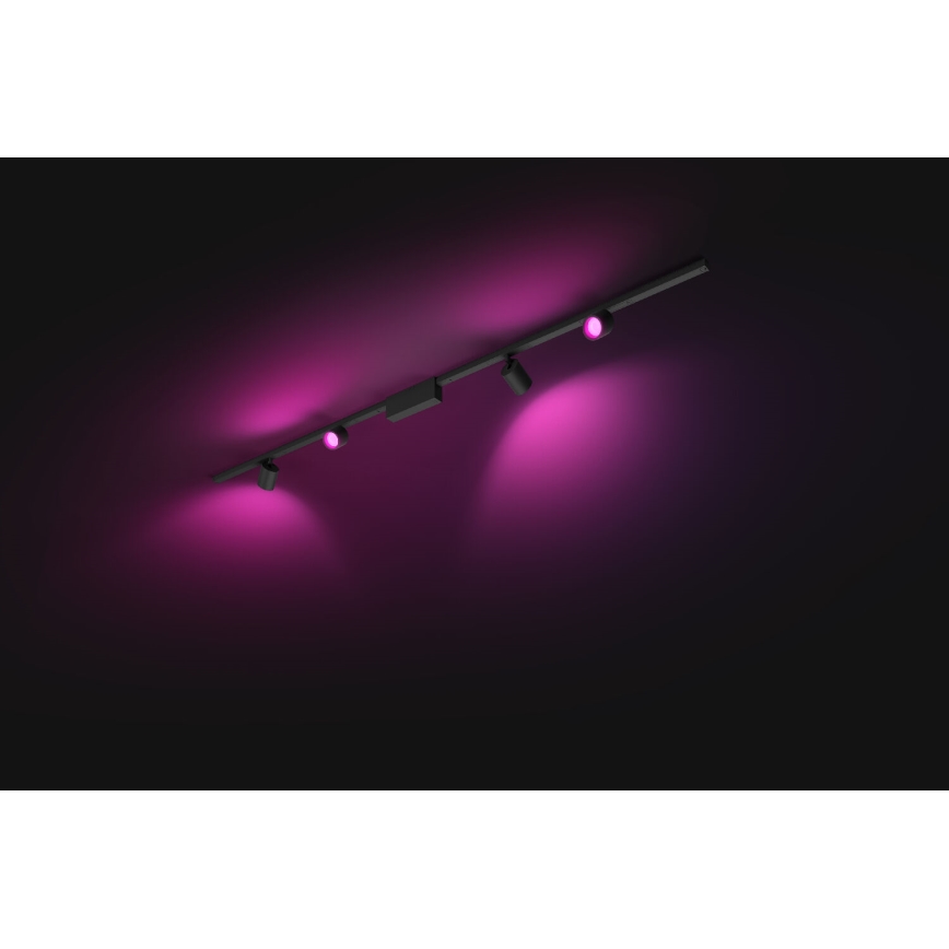 Philips  - CONJUNTO 4xLED RGB Foco com regulação para sistema de carril Hue PERIFO LED/20,8W/230V 2000-6500K