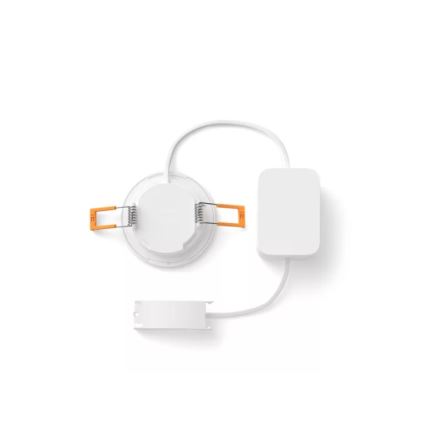 Philips - Pack 3x Luminária de embutir para casa de banho LED RGBW regulável Hue SLIM LED/8,3W/230V 1000-20000K branca P44