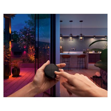 Philips - Controlo remoto com interruptor Hue TAP 1xCR2032 preto