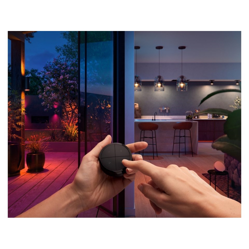 Philips - Controlo remoto com interruptor Hue TAP 1xCR2032 preto