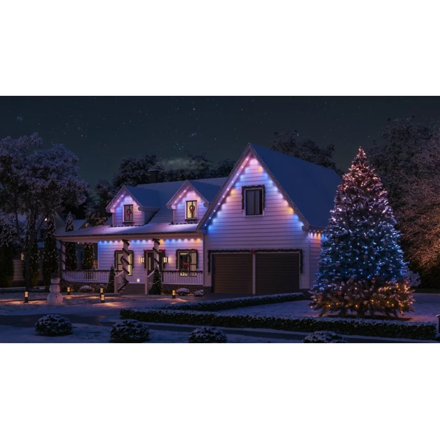 Philips - Hue FESTAVIA LED RGBW, guirlanda luminosa dimerizável para exterior, 32 LEDs, 18 m, 1000–20000 K, IP65