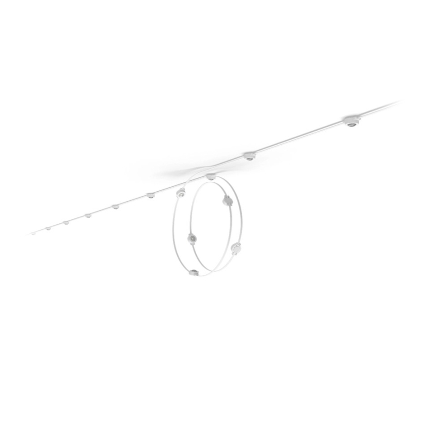 Philips - Cordão de luzes exterior LED RGBW regulável e extensível Hue FESTAVIA 16xLED 9m 1000-20000K IP65