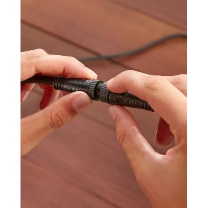 Philips - Cordão luminoso exterior Hue FESTAVIA LED RGBW, extensível e dimerizável, 30 LEDs, 21 m, IP65