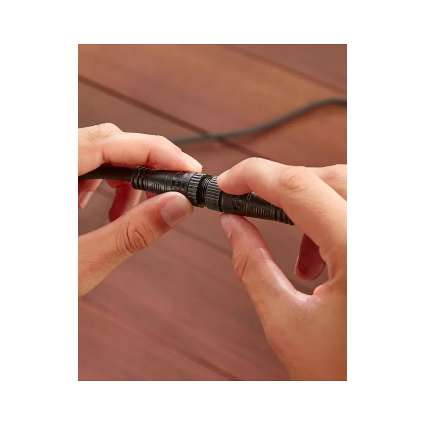 Philips - Cordão luminoso exterior Hue FESTAVIA LED RGBW, extensível e dimerizável, 30 LEDs, 21 m, IP65