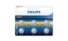 Philips CR2032P6/01B - 6 pçs Célula de botão de lítio CR2032 MINICELLS 3V