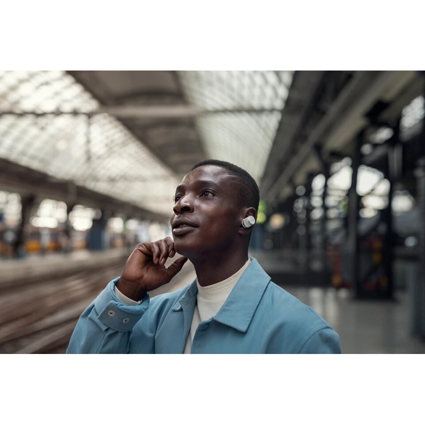 Philips Fidelio T1WT/00 - Auriculares sem fios IPX4 2x 60 mAh + 650 mAh prateado