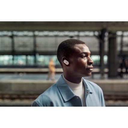 Philips Fidelio T1WT/00 - Auriculares sem fios IPX4 2x 60 mAh + 650 mAh prateado