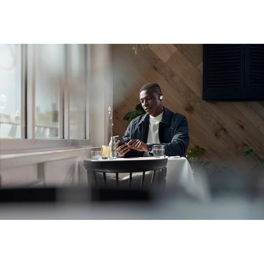 Philips Fidelio T1WT/00 - Auriculares sem fios IPX4 2x 60 mAh + 650 mAh prateado